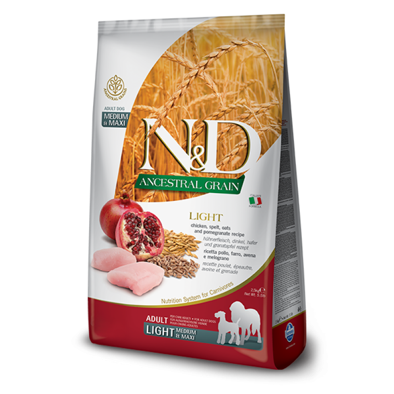 N&D OCEAN SOMON, MORİNA BALIĞI & KAVUN YETİŞKİN MEDIUM MAXI 2,5kg